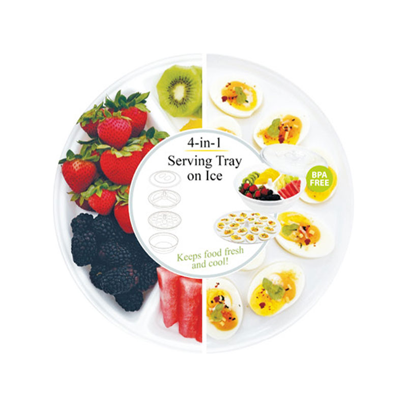 Dulang hidangan 4 dalam 1 di atas ais